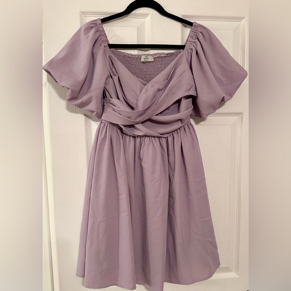 Entro Lavender Mini Dress